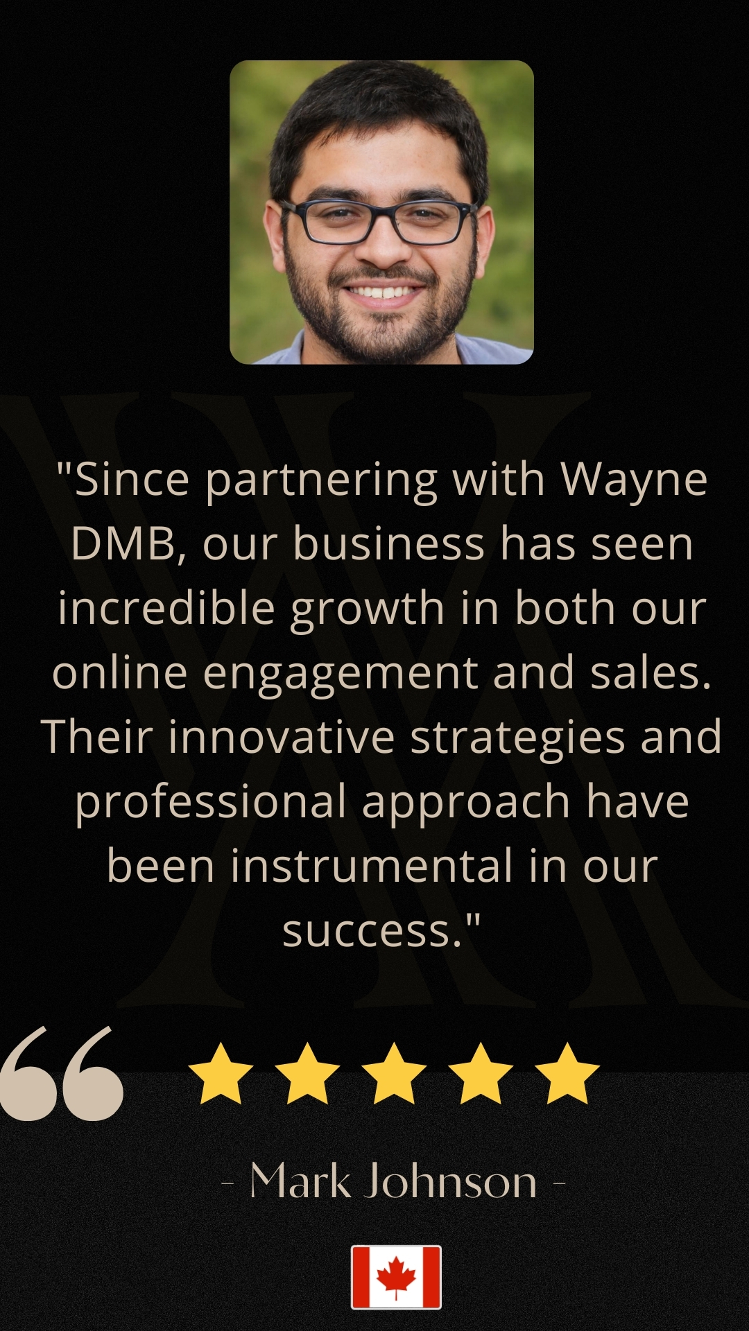 Wayne DMB has consistently exceeded our expectations. Their attention to detail and dedication to our projects have been outstanding. Our online presence has never been stronger, thanks to their e (3)